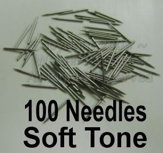 100 Soft Tone Needles for Victor Columbia Brunswick & 78rpm Shellac 