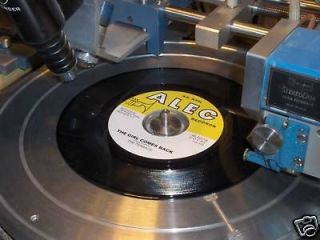 Custom Made Record (CD to Vinyl Transfer) jukebox phonograph 45rpm cut 