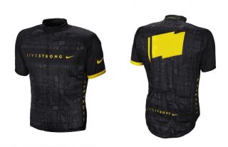 nike 2012 livestrong jersey black nwt s size from taiwan