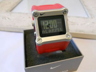 NEW Nike Hammer Watch 100% New Sport watch RED REAL DEAL NEW WC0021