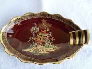 carlton ware rouge royale oval dish mikado pattern from united