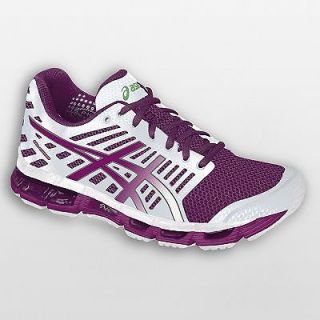 Asics GEL CIRRUS33 Womens Running Sneakers in Wht/EltrcViole​t/Lime 