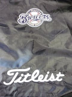 Titleist Milwaukee Brewers Custom DriHood Golf Towel Rain Hood NEW 
