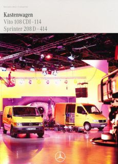 1999 mercedes benz sprinter vito german sales brochure time left