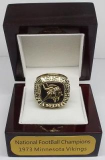 1973 Minnesota Vikings Super Bowl Championship ring Replica ring, size 