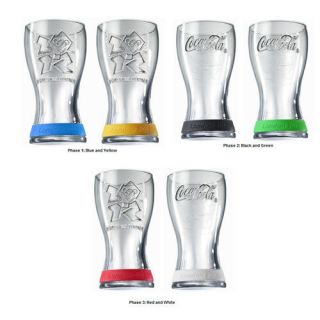 COCA COLA COKE MCDONALD 2012 COMPLETE GLASSES GLASS OLYMPIC 2012