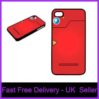 Pokemon Pokedex iPhone 4 / 4s Hard Black Case Geeky Gamer *Fast Free 