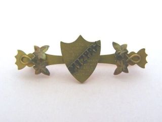 antique 9ct gold mizpah brooch pin 1890 from united kingdom