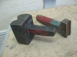   Tinsmith Blacksmith Hardy Anvil Post Tool Swage Block Holder Old Iron