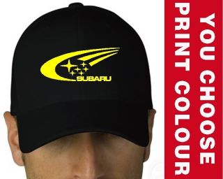 subaru baseball race drag drift hat cap more options print colour time 