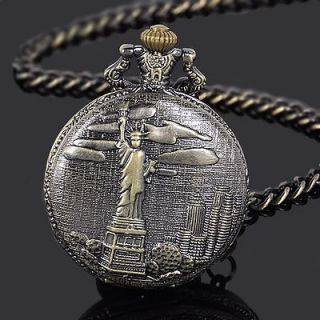 statue of liberty pocket watch in Modern