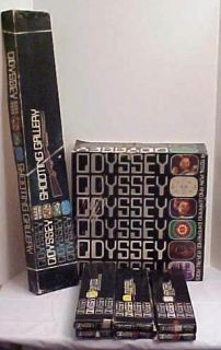 MAGNAVOX ODYSSEY RARE SET LOW SER#7091792 W/6 EXTRA GAMES,AND RIFLE 