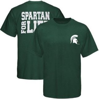 michigan state spartans green 4 life t shirt more options