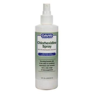 davis products chlorhexidine 4 % 8oz spray bottle time left