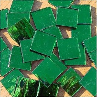 Green Mirror Mosaic Glass Tiles   Squares, Diamonds, Borders or 