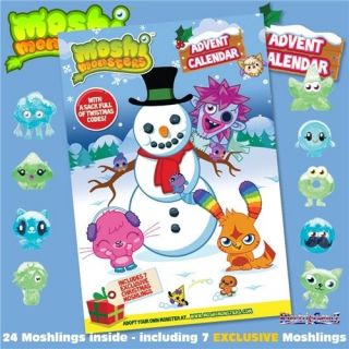 Moshi Monsters Advent Calendar   24 Moshlings inc Winter Wonderland 