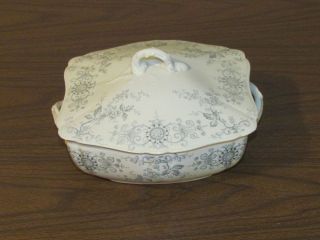 Vintage Alfred Meakin MELTON Square Covered Serving Dish with Lid