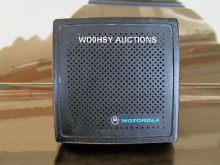 Motorola Black Radio Speaker ** 100% TESTED ** Ham CB VHF UHF GMRS 