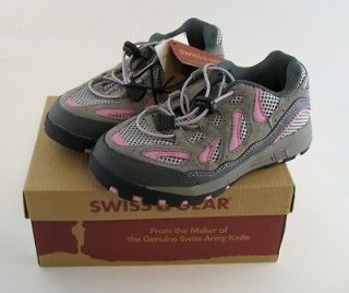 Swiss Gear Girl Hiker Hiking Shoes Boots Pink/Gray Sloane Size 13, 1 