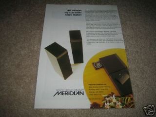 meridian dsp5000 speaker system ad cd high end time left