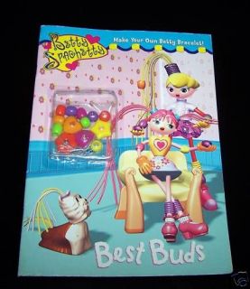 BETTY SPAGHETTY Coloring Activity BEADS TO MAKE BRACELET Mostly Unused 