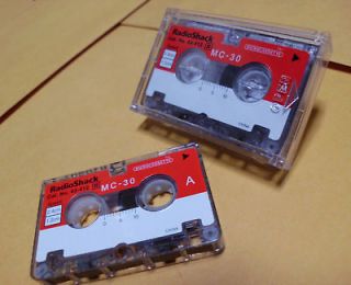 radioshack microcassette mc 30 micro mini cassette time left