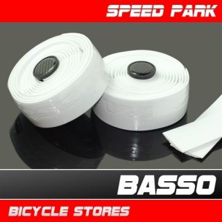 basso logo handlebar tape carbon plugs white from taiwan time