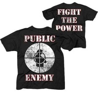 public enemy fight the power medium t shirt