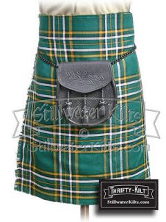 Thrifty Kilt Irish National Tartan Kilt (Lg 38 41)
