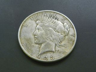 1923 s peace liberty silver dollar  40