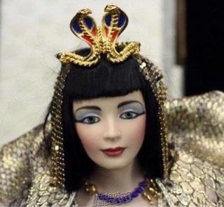 franklin mint cleopatra doll egyptian mib  449