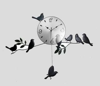 Newly listed DESIGNER BIRD MODERN LATEST WALL CLOCK BIRTHDAY 