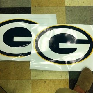 Green Bay Packers Cornhole Board Decals 13x20 Stickers BEAN BAG 