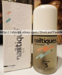 NAILTIQUES Nail Protein Polish FORMULA 3~For Naturally Hard, Dry Nails 