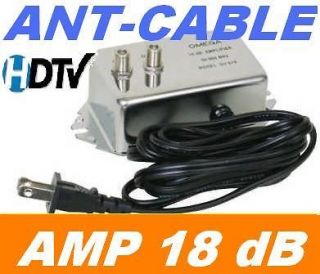   AMPLIFIER SIGNAL TV BOOSTER OTA ANTENNA CABLE AMP OVER THE AIR ANT