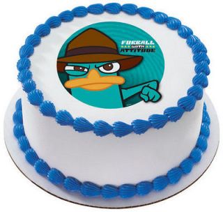 Agent P (Phineas & Ferb) Edible Cake OR Cupcake Toppers Decoration by 
