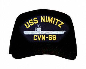 USS NIMITZ CVN 68 MILITARY BALL CAP CARRIER CAP FREE US SHIP MADE USA