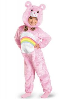 Care Bears Cheer Bear Deluxe Plush Toddler Costume Size:M 3T 4T