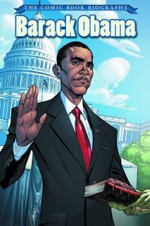 Barack Obama: The Comic Book Biography Hardcover Graphic Novel