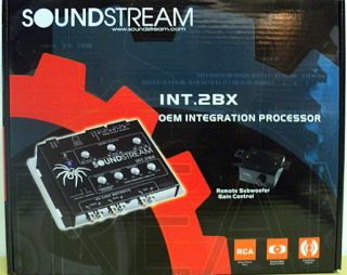 NEW Soundstream INT 2BX Digital Equalizer w/ 5 Channel Hi Level Input 
