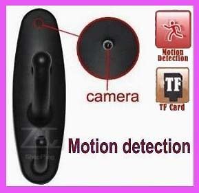 Motion Detection Cothes Spy Hook Camera Video Recorder Mini DVR Black 