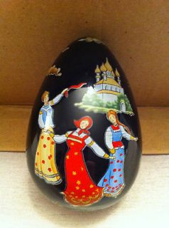 Faberge Egg, Collectible, Franklin Mint “RUSSIAN LACQUER”
