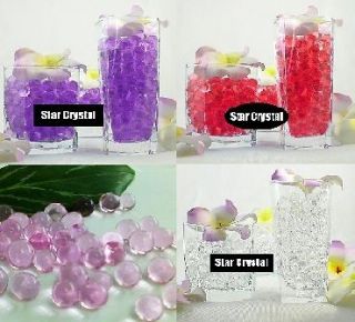 Star Crystal Soil Water Pearl Jelly Ball Gel Beads For Wedding Decor 