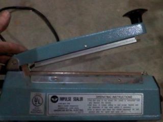 newly listed 8 impulse hand sealer w 2mm seal aie