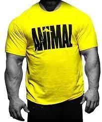 UNIVERSAL NUTRITION ANIMAL PAK T SHIRT (RED,WHITE OR YELLOW) Muscle 