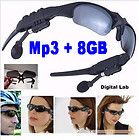 NEW 8GB 8 GB Sunglasses  Player Stereo Sun Glasses Headset TO USA 