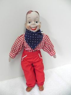 Vintage Circa Howdy Doody Doll with Porcelain Head, Hands and Shoes 