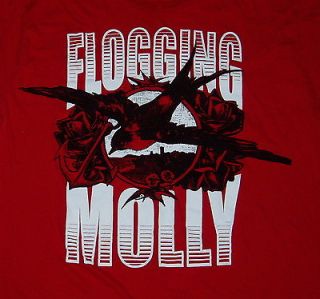   MOLLY T Shirt (L) Large Red thin lizzy irish u2 dropkick murphys