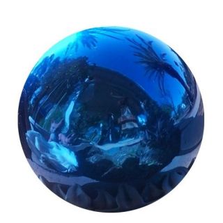 stainless steel blue gazing ball globe vcs blu04 time