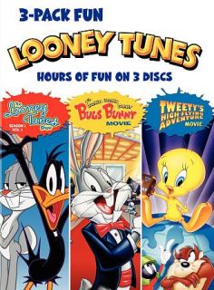 Looney Tunes 3 Pack Fun (DVD, 2011, 3 D